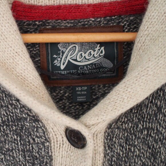 Roots | Wool Blend Cabin Shawl Cardigan - Picture 2 of 8